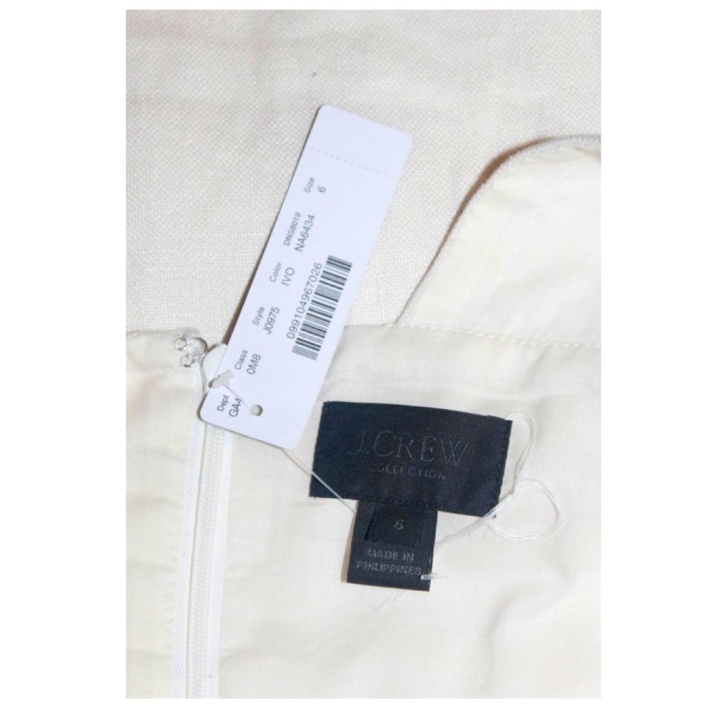 White Linen Dress NWT - Picture 4 of 4